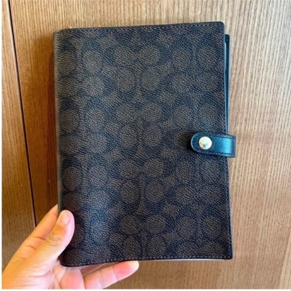Coach | Office | Coach Notebook In Signature Canvas | Poshmark